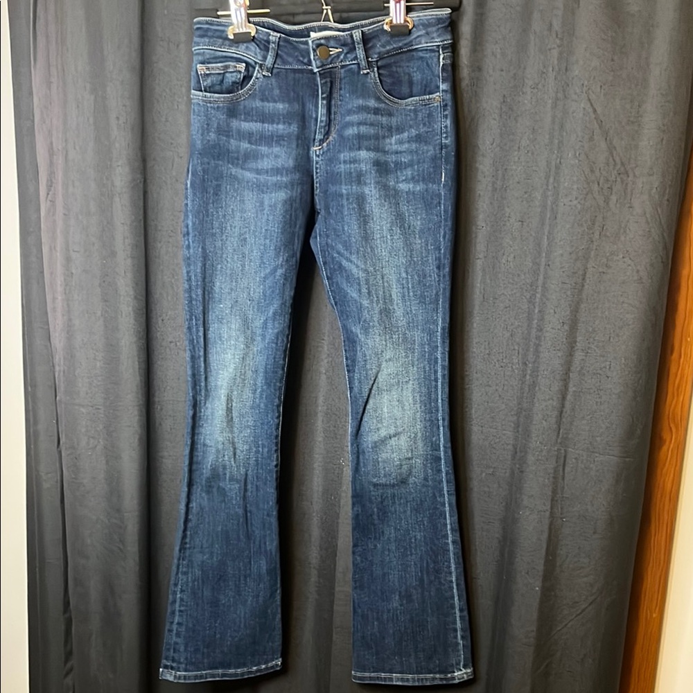 DL1961 Abbey Petite Boot Maize Women's Blue Bootcut Jeans size 25
